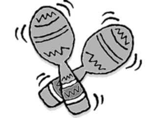 Sticker Custom Preview Image #091505 Music Instruments Maracas5