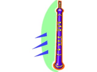 Sticker Custom Preview Image #091515 Music Instruments Oboe3