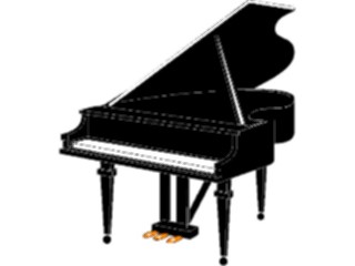 Sticker Custom Preview Image #091525 Music Instruments Piano05