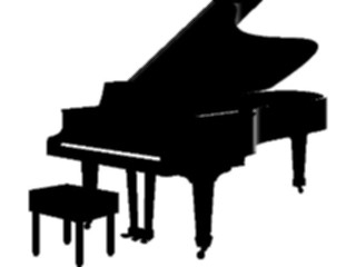 Sticker Custom Preview Image #091526 Music Instruments Piano06