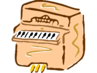 Sticker Custom Preview Image #091534 Music Instruments Piano14
