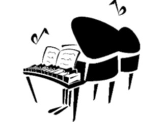 Sticker Custom Preview Image #091543 Music Instruments Piano23