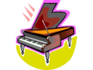 Sticker Custom Preview Image #091545 Music Instruments Piano25