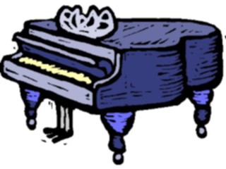 Sticker Custom Preview Image #091548 Music Instruments Piano28