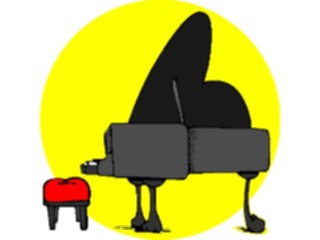 Sticker Custom Preview Image #091553 Music Instruments Piano33