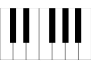 Sticker Custom Preview Image #091561 Music Instruments Piano Keys2