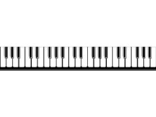 Sticker Custom Preview Image #091562 Music Instruments Piano Keys3