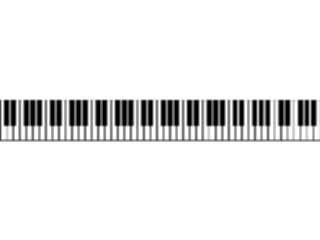 Sticker Custom Preview Image #091563 Music Instruments Piano Keys4