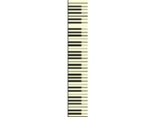 Sticker Custom Preview Image #091564 Music Instruments Piano Keys5