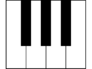 Sticker Custom Preview Image #091565 Music Instruments Piano Keys6