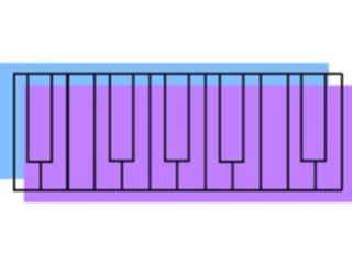 Sticker Custom Preview Image #091567 Music Instruments Piano Keys8