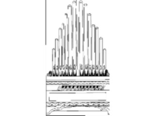 Sticker Custom Preview Image #091571 Music Instruments Pipe Organ