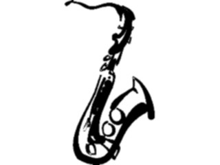 Sticker Custom Preview Image #091583 Music Instruments Saxophone01