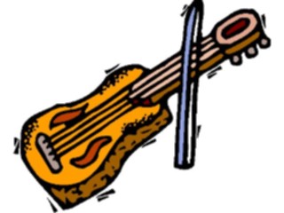 Sticker Custom Preview Image #091699 Music Instruments Violin22