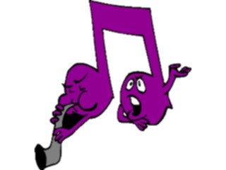 Sticker Custom Preview Image #091791 Music Musical Elements Musical Note Cartoon2