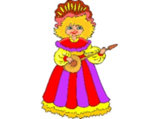 Sticker Custom Preview Image #091870 Music Musicians Banjo Player4