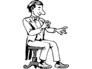 Sticker Custom Preview Image #091932 Music Musicians Conductor09