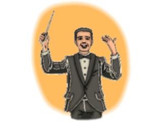 Sticker Custom Preview Image #091950 Music Musicians Conductor27
