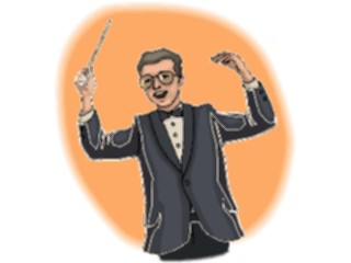 Sticker Custom Preview Image #091951 Music Musicians Conductor28