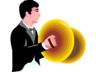 Sticker Custom Preview Image #091971 Music Musicians Cymbal Player1