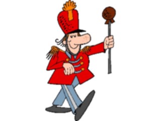 Sticker Custom Preview Image #091976 Music Musicians Drum Major1