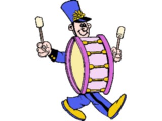 Sticker Custom Preview Image #091978 Music Musicians Drum Major3