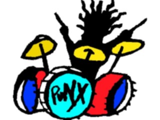 Sticker Custom Preview Image #091982 Music Musicians Drummer01