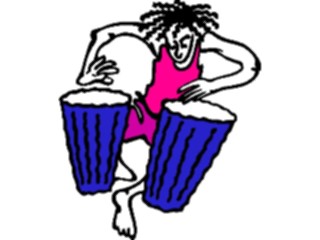 Sticker Custom Preview Image #091983 Music Musicians Drummer02