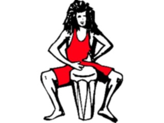 Sticker Custom Preview Image #091986 Music Musicians Drummer05