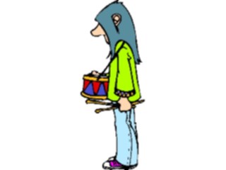 Sticker Custom Preview Image #091988 Music Musicians Drummer07