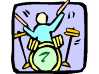 Sticker Custom Preview Image #091991 Music Musicians Drummer10