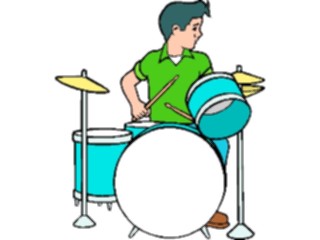 Sticker Custom Preview Image #091995 Music Musicians Drummer14