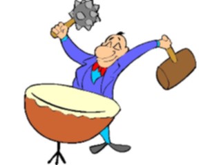 Sticker Custom Preview Image #091997 Music Musicians Drummer16