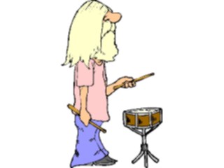 Sticker Custom Preview Image #092003 Music Musicians Drummer22