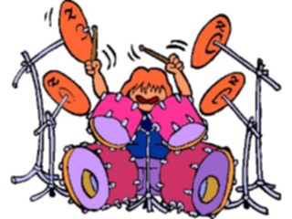Sticker Custom Preview Image #092004 Music Musicians Drummer23
