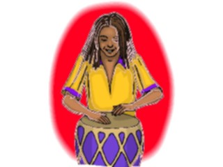 Sticker Custom Preview Image #092007 Music Musicians Drummer26