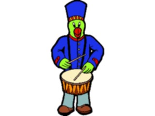 Sticker Custom Preview Image #092028 Music Musicians Drummer Parrot