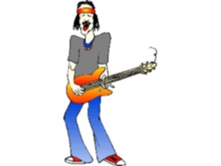 Sticker Custom Preview Image #092073 Music Musicians Guitarist16