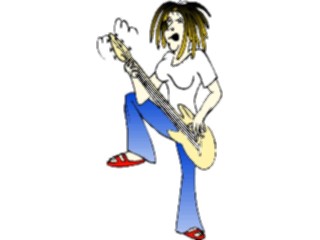 Sticker Custom Preview Image #092074 Music Musicians Guitarist17