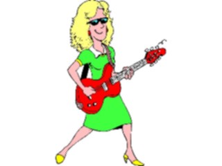 Sticker Custom Preview Image #092075 Music Musicians Guitarist18