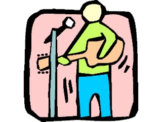 Sticker Custom Preview Image #092076 Music Musicians Guitarist19
