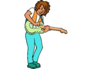 Sticker Custom Preview Image #092083 Music Musicians Guitarist26