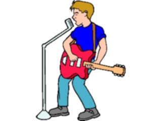 Sticker Custom Preview Image #092084 Music Musicians Guitarist27