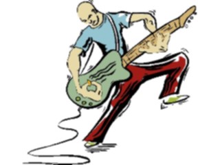 Sticker Custom Preview Image #092086 Music Musicians Guitarist29
