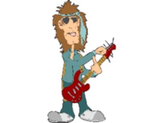 Sticker Custom Preview Image #092094 Music Musicians Guitarist37
