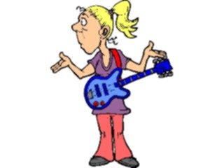 Sticker Custom Preview Image #092098 Music Musicians Guitarist41