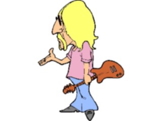 Sticker Custom Preview Image #092106 Music Musicians Guitarist49