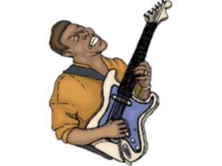 Sticker Custom Preview Image #092107 Music Musicians Guitarist50