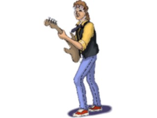 Sticker Custom Preview Image #092109 Music Musicians Guitarist52