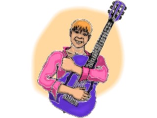 Sticker Custom Preview Image #092116 Music Musicians Guitarist59